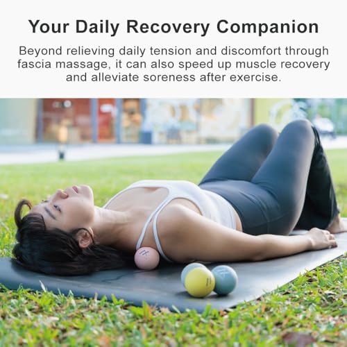 High-Density Therapy Massage Balls (2-Pack), Pink + Pink (50D+50D) - color: Soothing Pink + Soothing Pink (50d+50d)