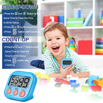 30 Pieces Small Digital Kitchen Timers(not Including Battery)