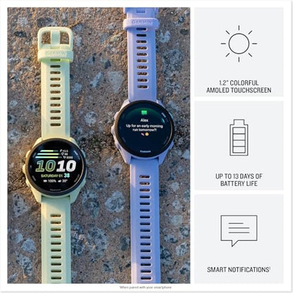 Garmin Forerunner® 70, 43mm, Whitestone - color: Whitestone, style: Forerunner 70