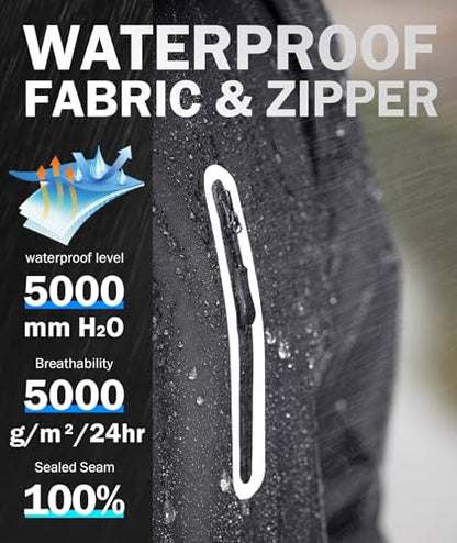 Men Women Rain Suits Waterproof Rain Gear Jacket and Pants for Golf Fishing - color: Grey, size: Small