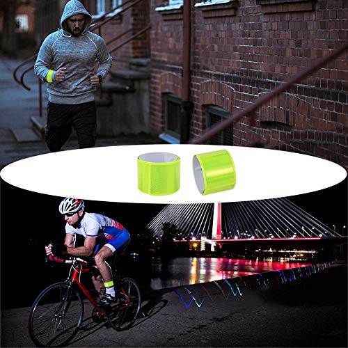 20 Pcs Reflector Snap Bands Fluorescent Slap Armbands - color: Green