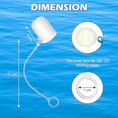 Enhon 2pk Hydration Bladder Silicone Bite Valve Cover Replacement
