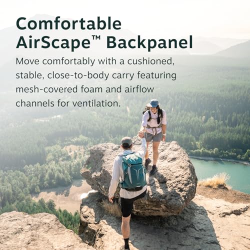 Osprey Sportlite Lightweight Hiking Backpack with Hydraulics Reservoir for Men & Women - Everyday Hydration Travel Bag - color: Torrent Blue, style: 20l
