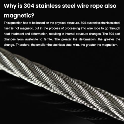 1/16 Wire Rope, 500FT 304 Stainless Steel Cable with 180Pcs Crimp Sleeves, Aircraft Grade, 7x7 Strand, 368lbs Breaking Strength, for Garden Trellis, Clothesline, Railing,Trellis - size: 500 ft