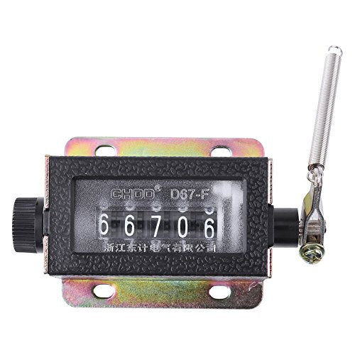 Manual Tally Counter 5 Digit Number Count Clicker Counter Mechanical Arithmometer Hand Mechanical Counters for Coaching, Knitting