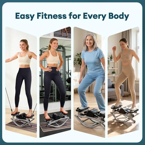 Rock Fitness Stepper, Lateral Step Rocker Side to Side for Exercise at Home