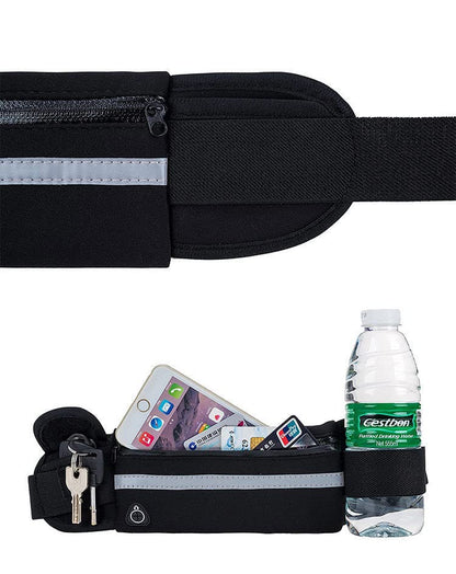 Armear Travel Belt Money Waist Pack - Hidden Waterproof Anti Theft Passport Security Fanny Pouch Wallet for Running Men Women