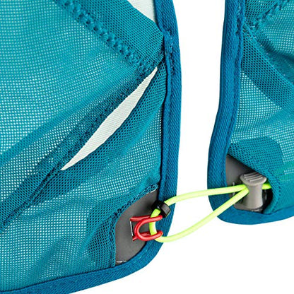 UltrAspire Spry Adult Unisex Lightweight Running Race Vest - color: 3.0 Emerald Blue/Lime, size: Universal Size without Bladder