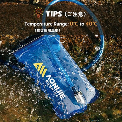 TRIWONDER Hydration Bladder Water Reservoir 1.5 Liter 2L 3L BPA Free Water Bladder for Running Cycling Hiking Camping Backpack - color: C - 1.5L