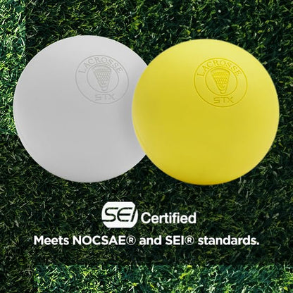 STX Official Lacrosse Balls - color: Orange, size: 6 Balls