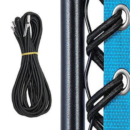 Centtechi Replacement Cord for Zero Gravity Chair, 4 Pack Universal Replacement Elastic Cords Repair Tool Kit for Sun Lounger, Garden Chairs, Outdoor Recliners, Anti Gravity Chair, Bungee Chairs