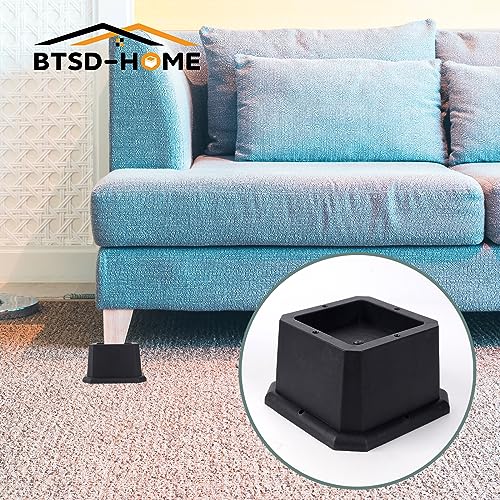 BTSD-home Furniture Risers 2 Inch - color: 2 Inch, size: 4 Pack