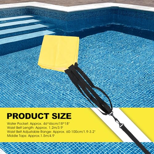 Swim Parachute, Resistance Training, Improve Strength & Speed in Water