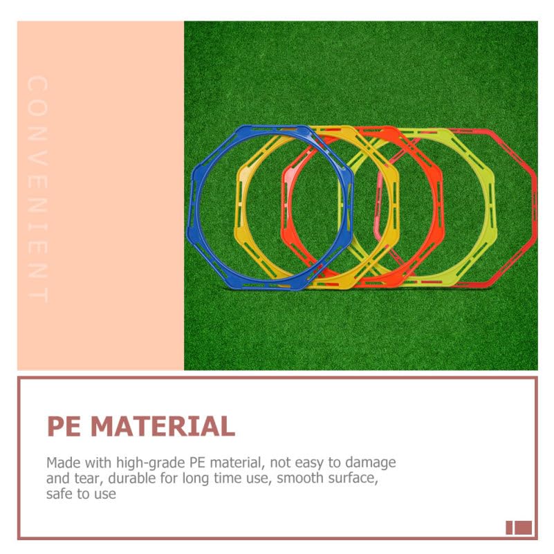 Abaodam Agility Rings for Soccer Speed Training, Portable Footwork Ladder