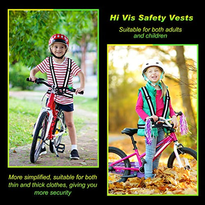 Hercicy Reflective Vest High Visibility Safety Vests Bulk - color: Black