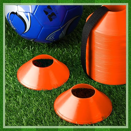 Hanaive Mini Soccer Cones for Agility Drills, 5 Inch