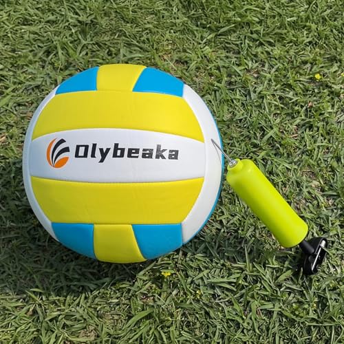 6 Adjustable AnglesVolleyball Rebounder Net 7x4 FT Bounce Back Trainer - color: Yellow