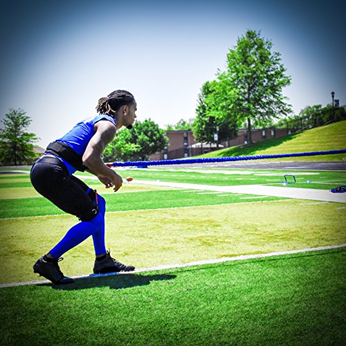 Acceleration Speed Cord Bungee Multi-Sport Resistance Training Kit - Improve Strength, Power, Agility, Vertical Jumping, Sprint Speed – 3 Waist Belt Sizes (S, M, L) Available - Kinetic Bands - size: Medium (32-39 inch waist)