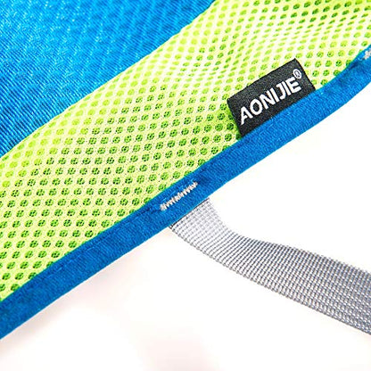 AONIJIE Hydration Vest Pack Backpack 5L 5.5L Marathoner Running Vest Race Hydration for Women and Men Trail Run Hiking Jogging - color: Gray