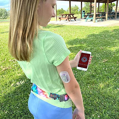 BANDI KIDS Pocket belt for Medical, Sports, Play Comfortable fit Adjustable waist pack, Made In USA - color: Confetti