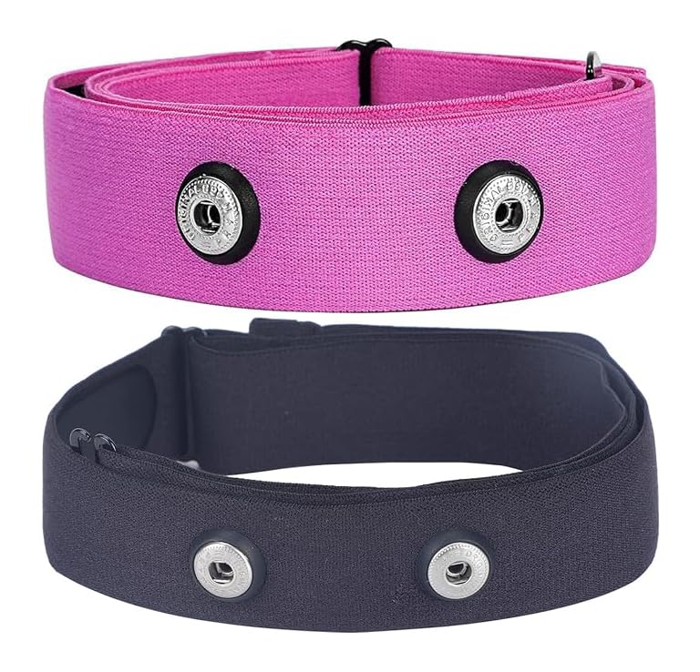 Heart Rate Monitor Replacement Chest Strap Fits for Polar Wahoo Tickr Garmin Chest Belt M-XXL
