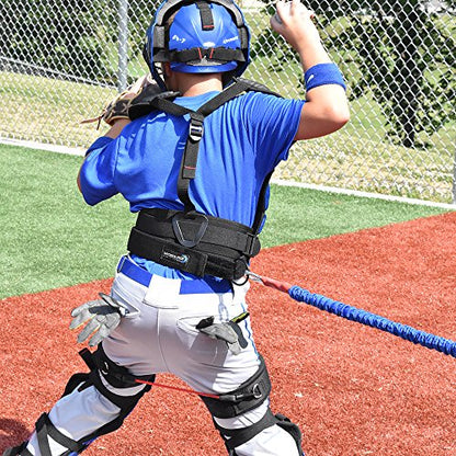Acceleration Speed Cord Bungee Multi-Sport Resistance Training Kit - Improve Strength, Power, Agility, Vertical Jumping, Sprint Speed – 3 Waist Belt Sizes (S, M, L) Available - Kinetic Bands - size: Medium (32-39 inch waist)