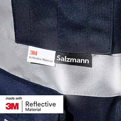 Salzmann Safety Vest | Hi Vis Reflective Vest | US ANSI/ISEA 107 - color: Navy Blue, size: XX-Large-3X-Large