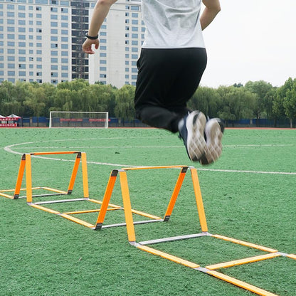10 Rung Agility Training Ladder, TPR Speed Drills for Multi-Sport Fitness