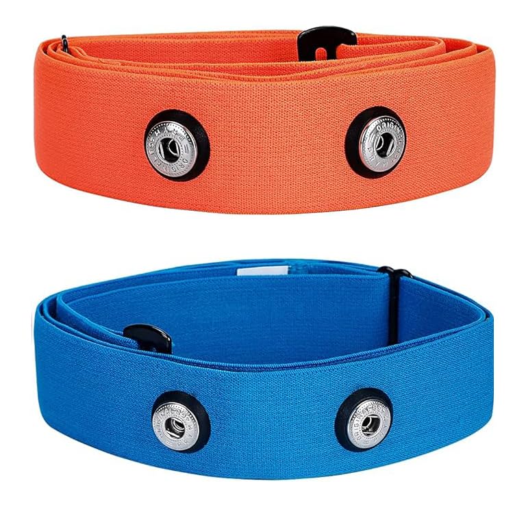 Heart Rate Monitor Replacement Chest Straps Compatible with Polar H7 H9 H10 Wahoo Tickr Garmin Chest Belt HR Senor M-XXL