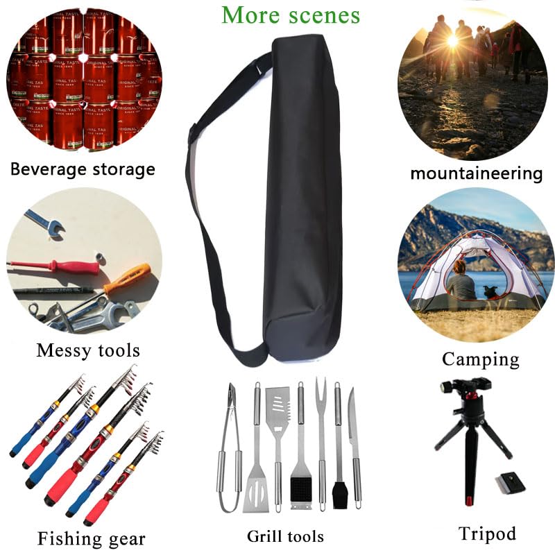 Multi-Purpose Duffle Bag for Sports Gear & Tripod Storage - Heavy Duty Waterproof Organizer for Camera Stand, Mic, Grill Tools, Camping Equipment(29''(L) x3''(H)) - size: 29''(L)x3''(H)