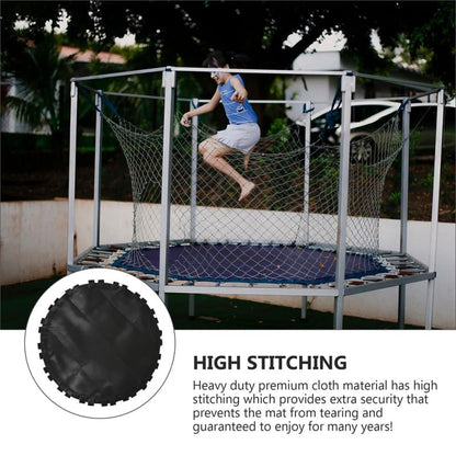 Trampoline Replacement Mat Round Jumping Mat Mesh Cloth Breathable Uv-Resistant Fade-Resistant Trampoline Replacement Parts for Backyard Garden Use 27.55 X 27.55 X 0.03 in
