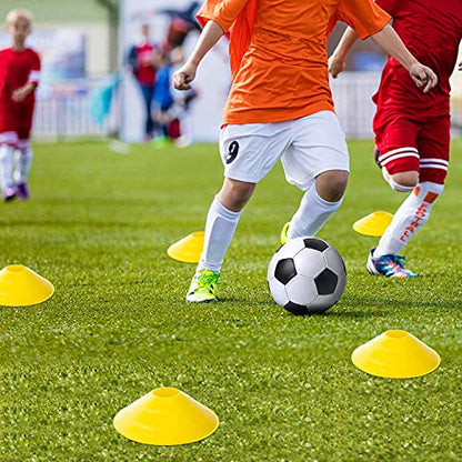 X-UMEUS Agility Ladder Speed Training Equipment Set-20ft Agility Ladder,12 Soccer Cones,4 Hurdles, Jump Rope, Running Parachute| Basketball Football Soccer Training Equipment for Kids Youth Adults - color: yellow