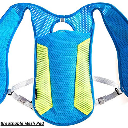 AONIJIE Hydration Vest Pack Backpack 5L 5.5L Marathoner Running Vest Race Hydration for Women and Men Trail Run Hiking Jogging - color: Red