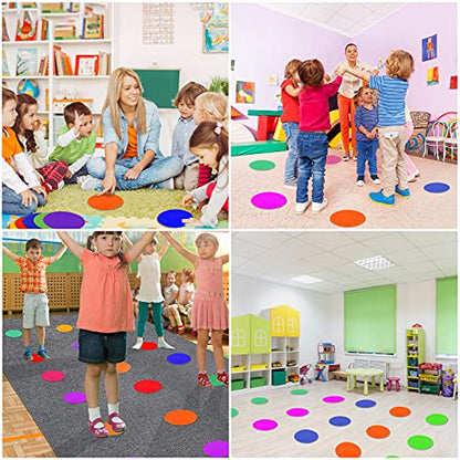 Poly Spots for Gym Floor 4inch 4.72inch 6inch 9 inch Poly Spot Markers - size: 9 inch