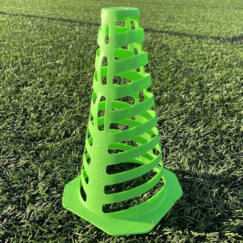 QUICKPLAY Slotted Collapsible Training Cones Set of 10-9in Markers