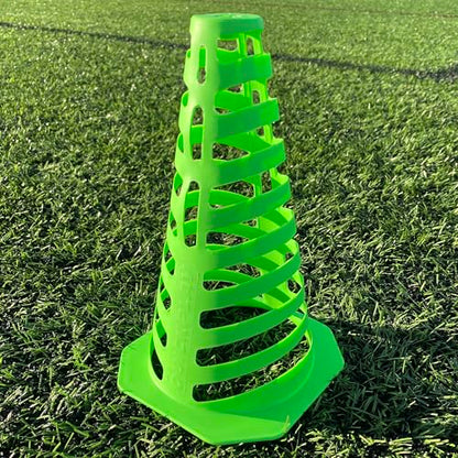 QUICKPLAY Slotted Collapsible Training Cones Set of 10-9in Markers