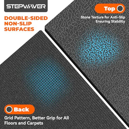 Stepwaver Walking Pad Mat, 71"x32", Treadmill Mat for Hardwood Floors - size: 71"L x 32"W x 0.3"Th