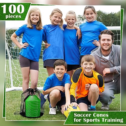 Hanaive Mini Soccer Cones for Agility Drills, 5 Inch