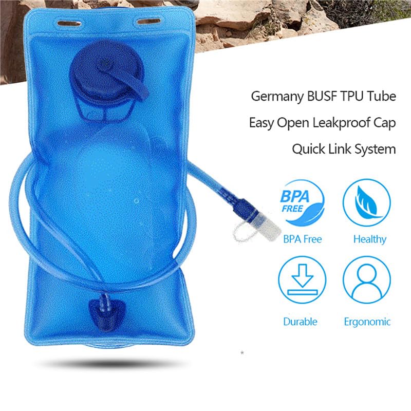 Lake Blue Hydration Packs Trail Running Backpack Ultra Lightweight Hydration Vest with 2L Water Bladder for Bicycle Marathon Hiking Bicycle Bags Water Bag Portable Road Cycling Sport Climbing Pouch