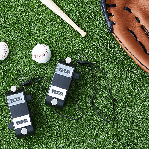 Flutesan 2 Pcs Dual Pitch Counter, Baseball Handheld Digital Clicker