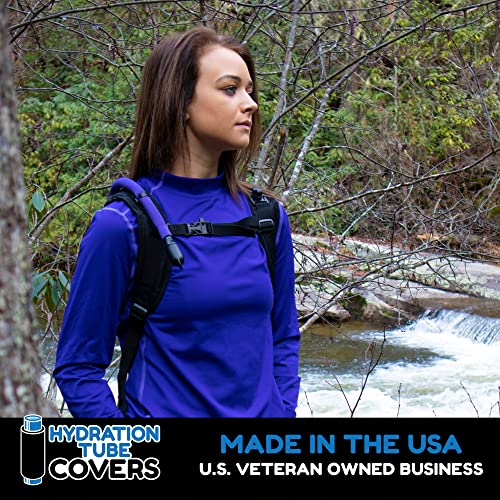 Hydration Bladder Tube Replacement - Universal Insulated Drink Hose fits CamelBak, Osprey, Source, USGI Tactical Packs - 36" Water Reservoir Hose with Bite Valve, Cover & Quick Release Connector - color: Ranger Green