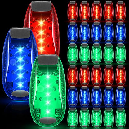 Copkim 30/60/100 Pcs LED Running Light Bulk - color: Red, Blue, Green