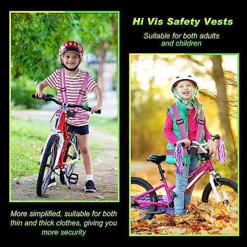Hercicy Reflective Vest High Visibility Safety Vests Bulk - color: Pink