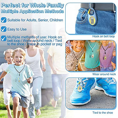 Simple 3D Step Counter, Walking Pedometer, Steps Tracker with Neck Lanyard/Carabiner for Men Women Teens Adults Seniors - color: Blue