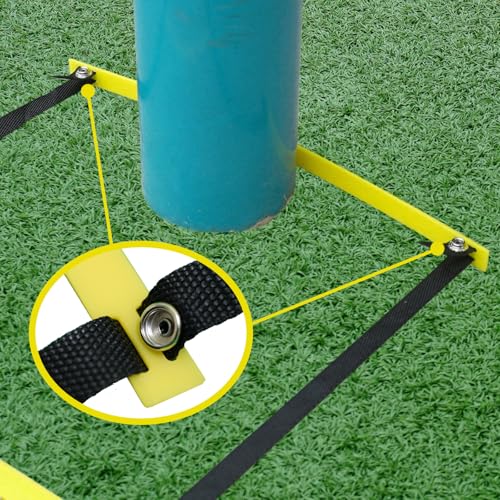 20ft Adjustable Agility Ladder with Carry Bag Training Equipment for Footwork Drills