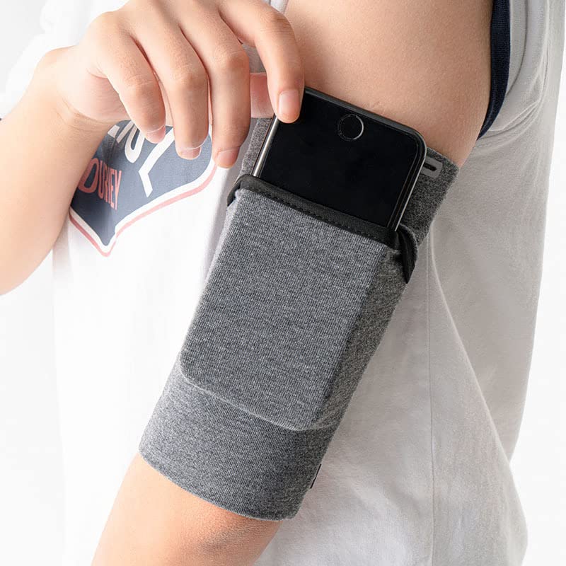 Sports Running Armband for Cell Phone, Universal Phone Armband Sleeve for Workout, Water Resistant Running Pouch for Gym (Small) - size: Small