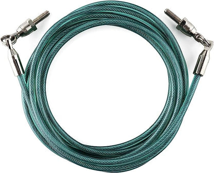 Buddy Lee Jump Ropes Aero Speed Cable | Quality PVC Jump Rope Cable | Swivel Bearing Advancement | Adjustable Jump Rope Cable for Fitness, Endurance Jumping & Extreme Jumping - size: 8.5