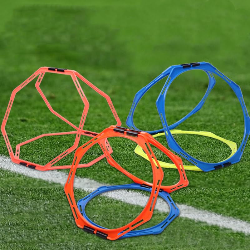 Abaodam Agility Rings for Soccer Speed Training, Portable Footwork Ladder
