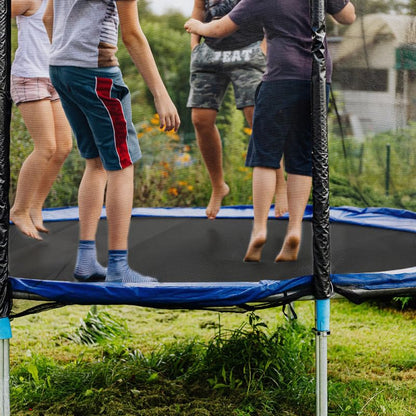 Trampoline Replacement Mat Round Jumping Mat Mesh Cloth Breathable Uv-Resistant Fade-Resistant Trampoline Replacement Parts for Backyard Garden Use 27.55 X 27.55 X 0.03 in